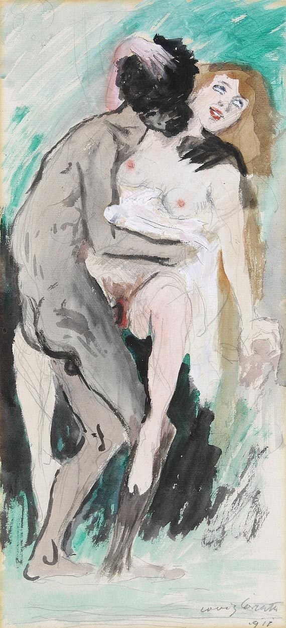 Svart och blond av Lovis Corinth