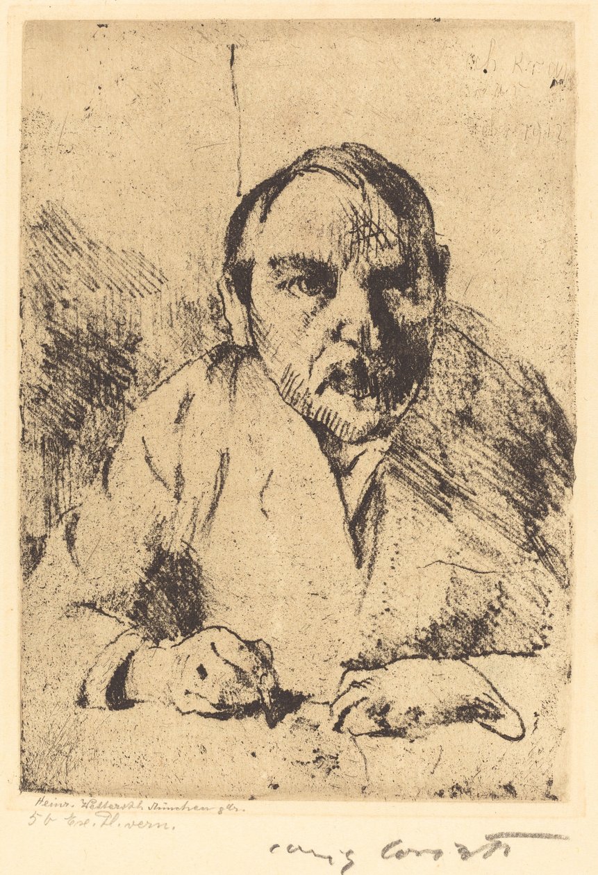 Självporträtt, 1912. av Lovis Corinth