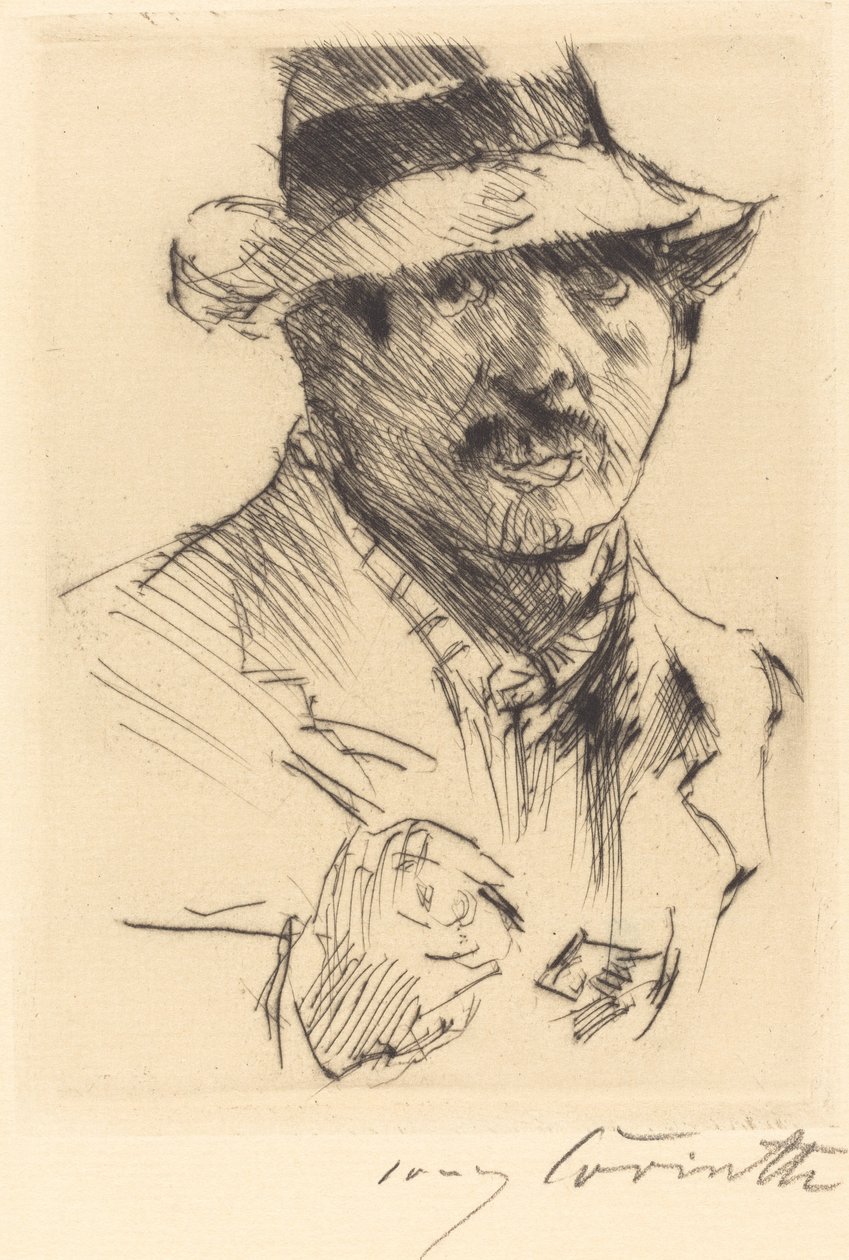 Självporträtt, 1920. av Lovis Corinth