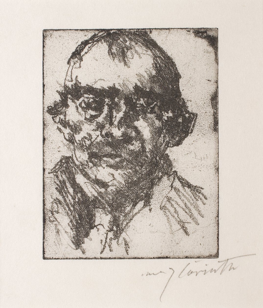 självporträtt av Lovis Corinth