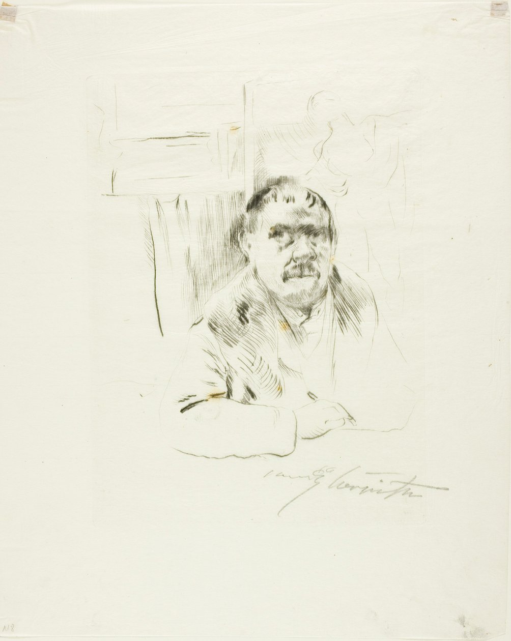 Självporträtt av Lovis Corinth