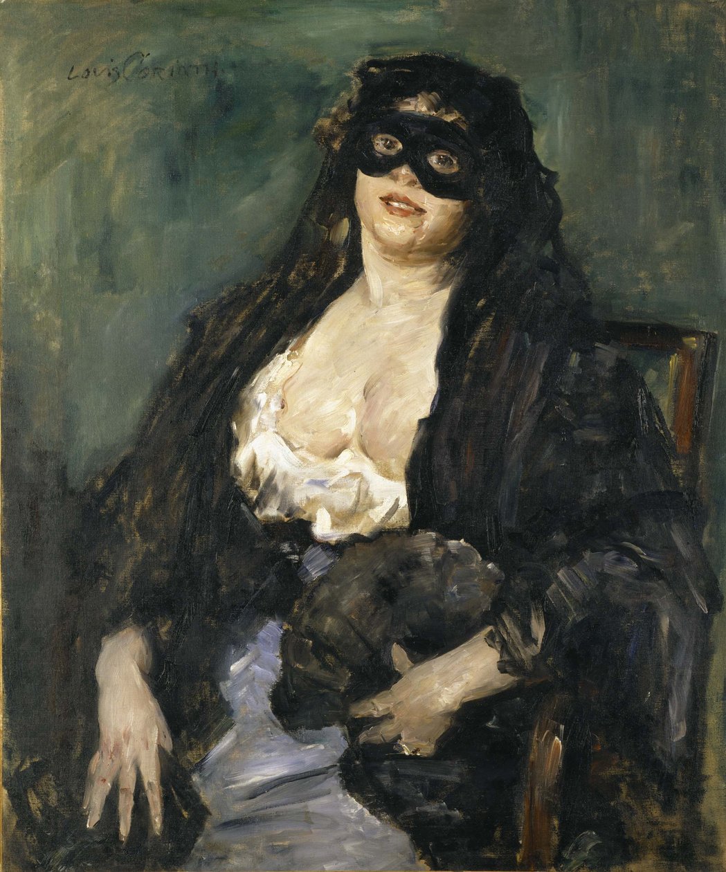 Den svarta masken av Lovis Corinth