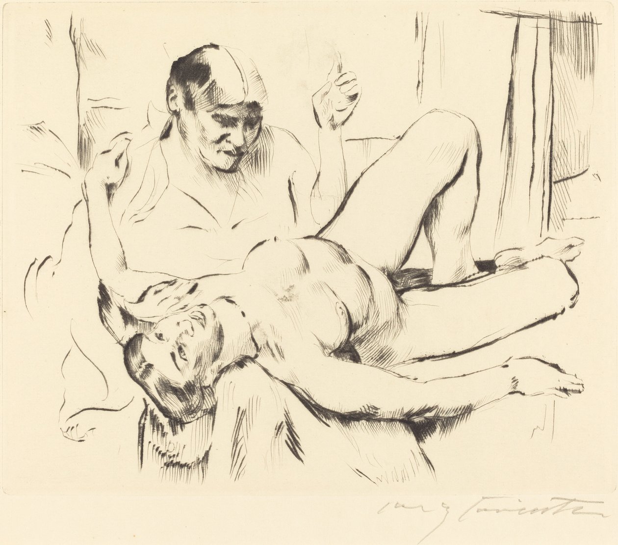 Spådomsprofetior, 1914. av Lovis Corinth