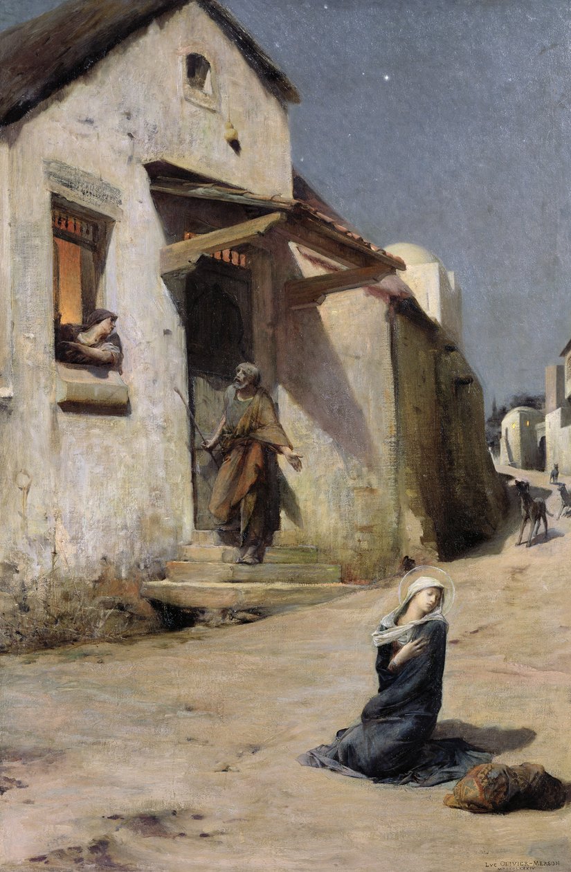 Ankomsten till Betlehem, 1897 av Luc Oliver Merson