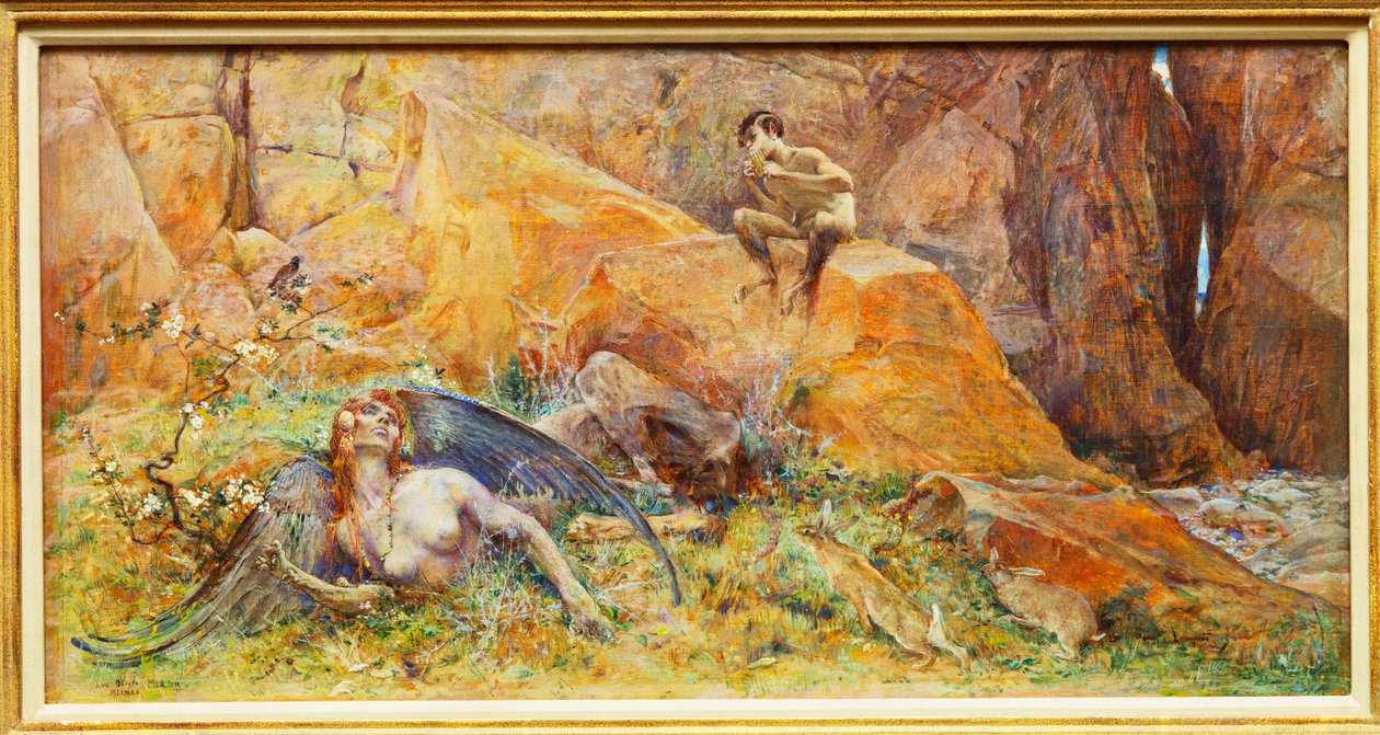 Pan och Chimera av Luc Oliver Merson