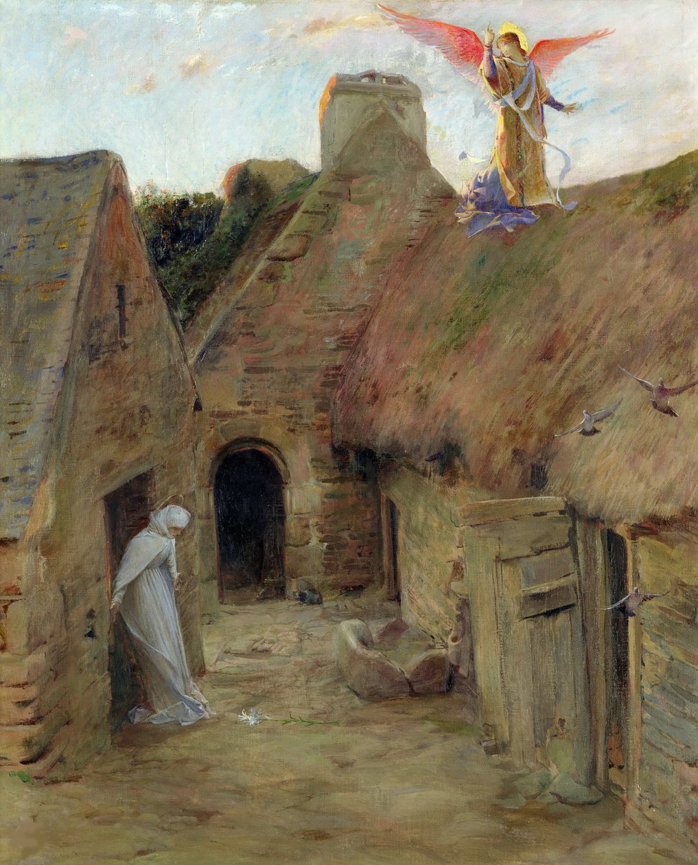 Bebådelsen, 1908. av Luc Olivier Merson