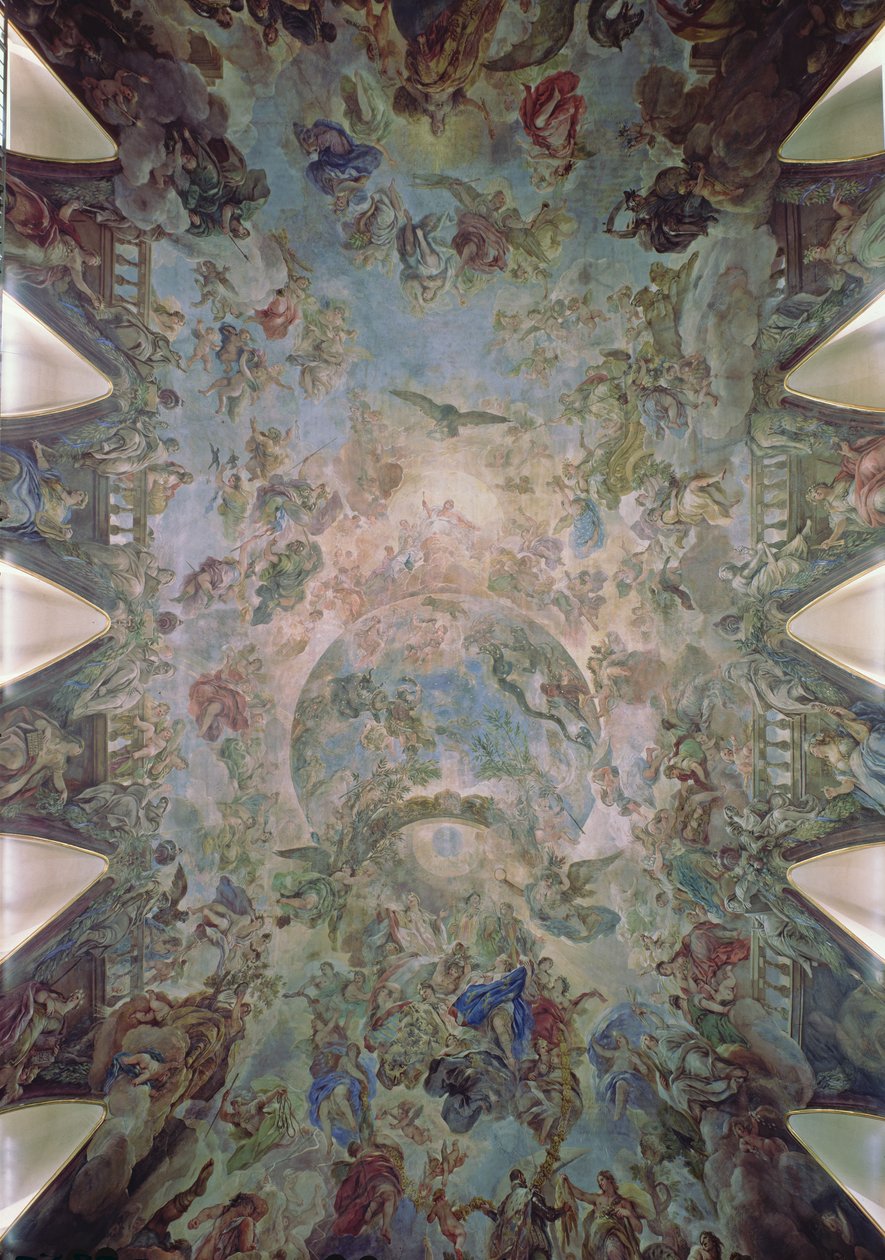 Allegori över det gyllene skinnet, ca 1697 av Luca Giordano