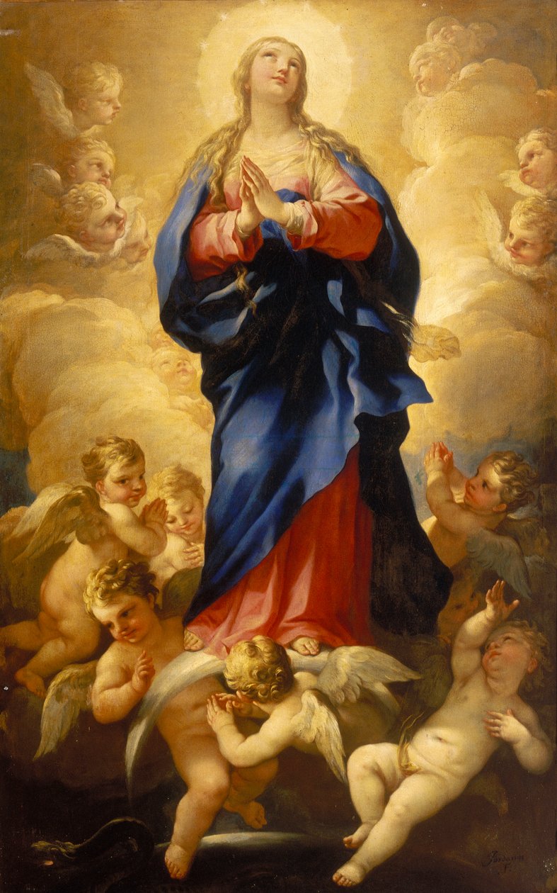 Immaculate Conceptionswed av Luca Giordano