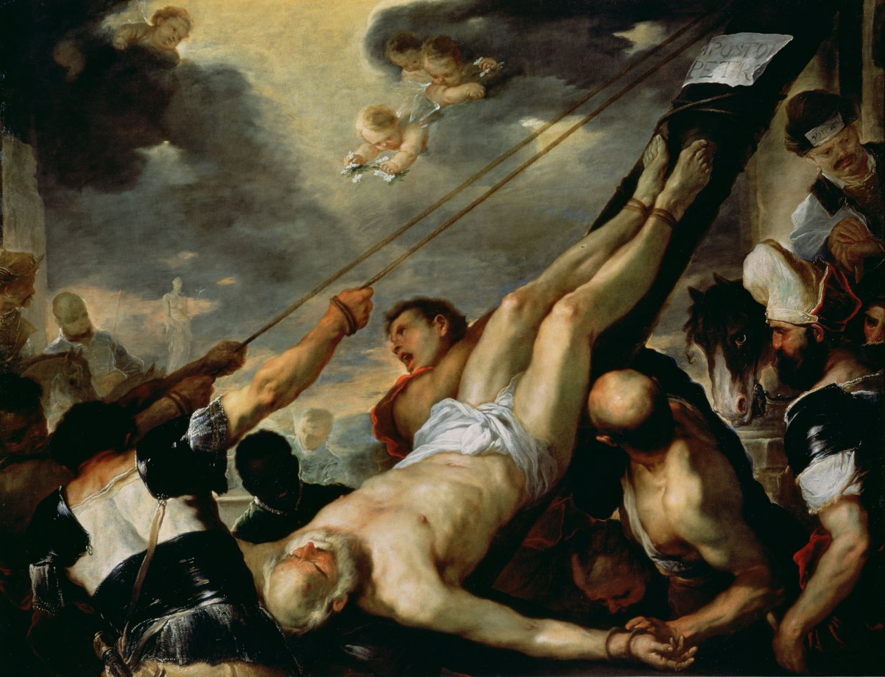 O le Faasatauroga o Sagato Peteru, c.1660 swed av Luca Giordano