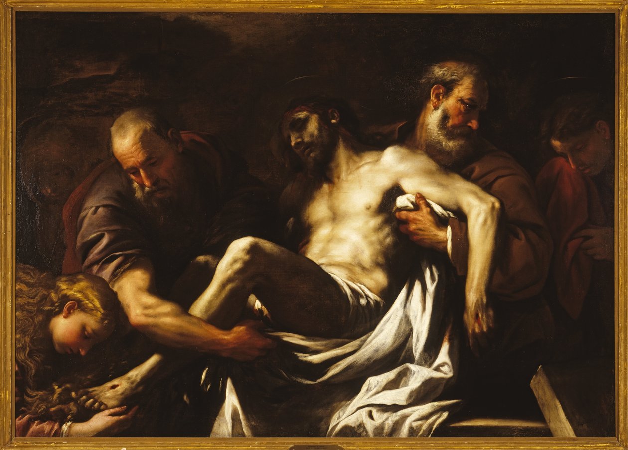 Kristi gravsättning av Luca Giordano