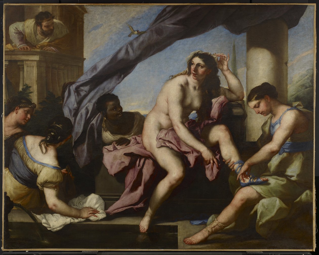 The Toilet of Bathsheba, ca 1663 av Luca Giordano