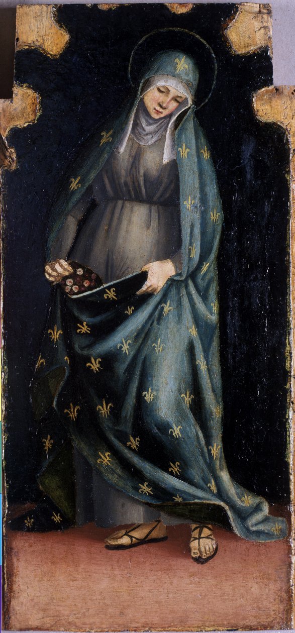 St. Casilda, ca 1515-20 (tempera på poppelträ) av Luca Signorelli