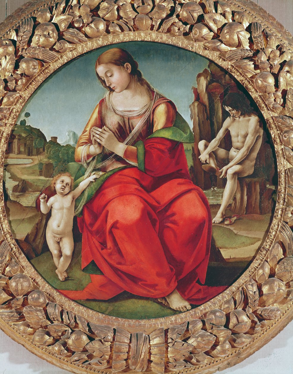 Jungfru med barn, 149598 av Luca Signorelli