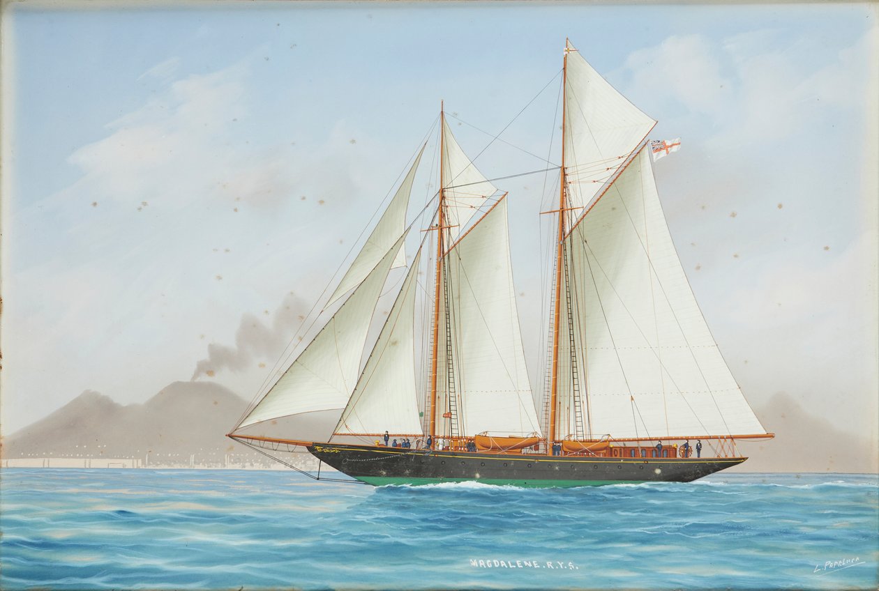 Magdalene R.Y.S Off Neapel (gouache) av Luca Papaluca