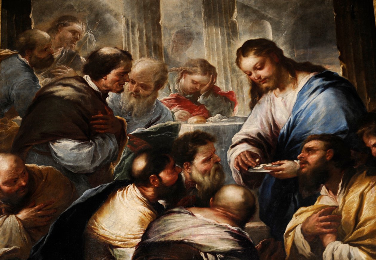 Apostlarnas nattvard av Luca Giordano
