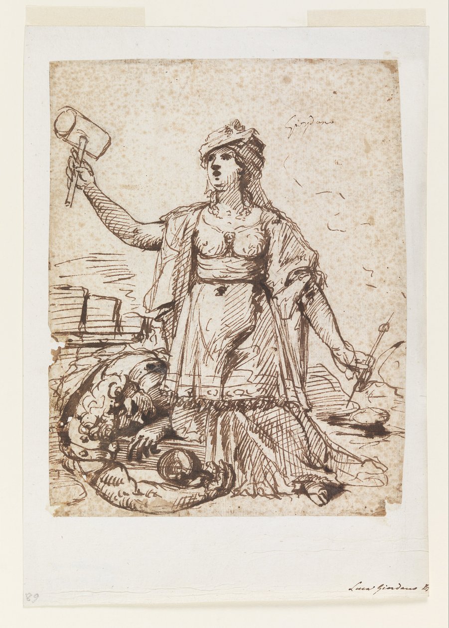 Jael och Sisera av Luca Giordano
