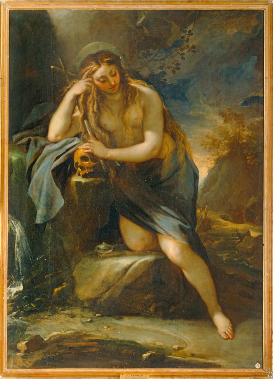 Maria Magdalena ångrar sig. 10014561 ... av Luca Giordano