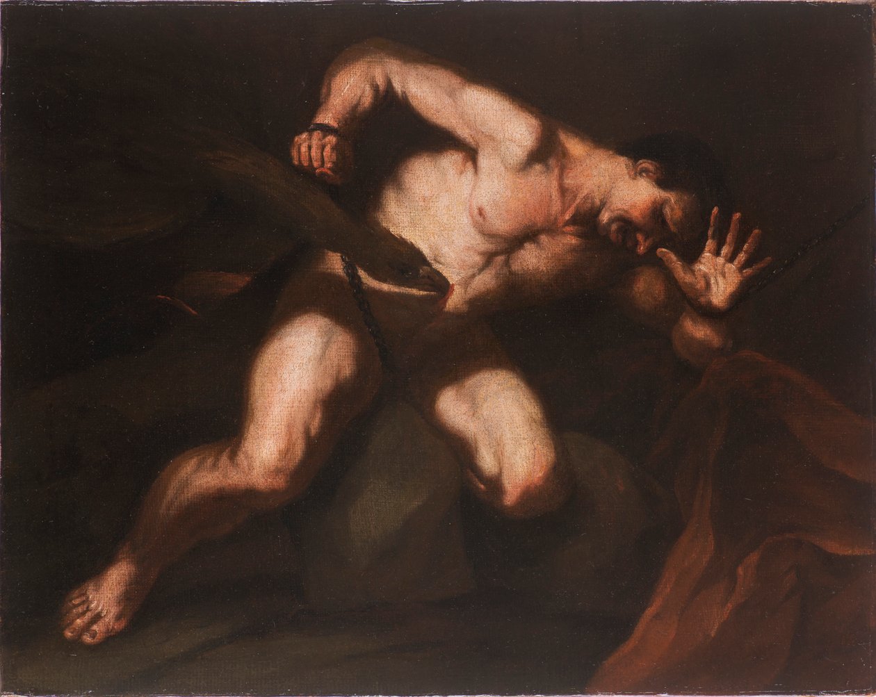 Prometheus, 1600-talet. av Luca Giordano