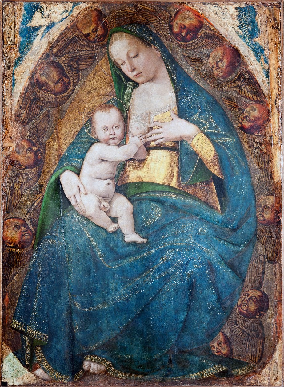 Sjuksköterska Madonna, 1482-c.1485 av Luca Signorelli