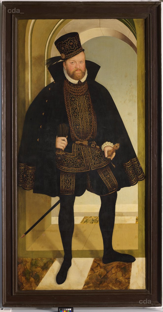 Portrait of Elector August av Lucas Cranach the Younger  