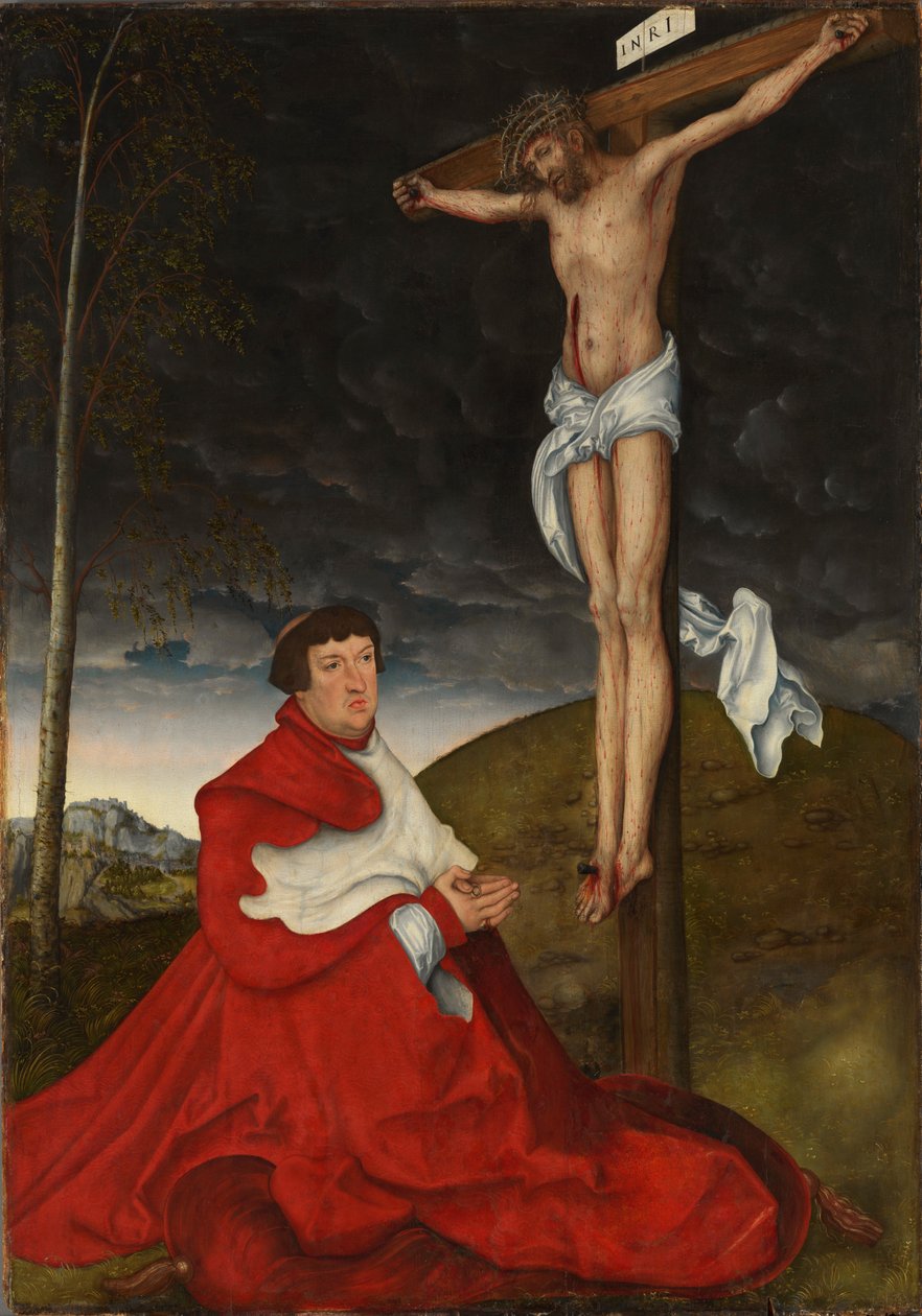 Christus ist als Gegenstand der Passionsmeditation zu verstehen av Lucas Cranach the Elder