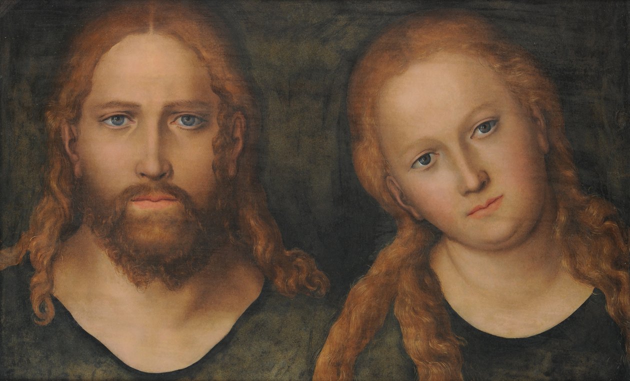 Christus und Maria  av Lucas Cranach the Elder