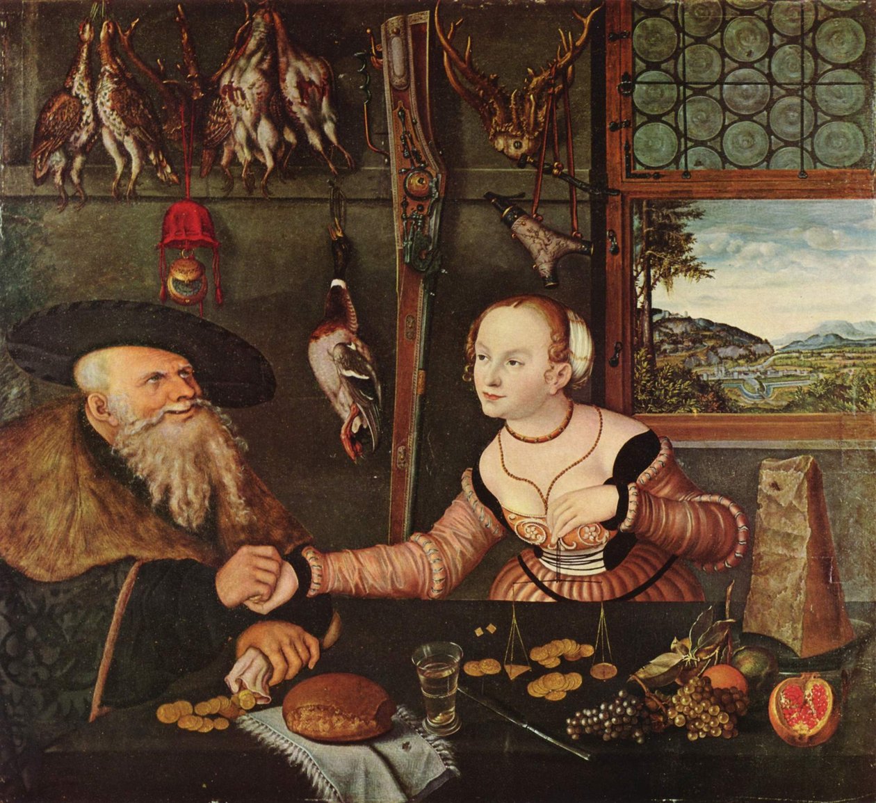 Die Bezahlung  av Lucas Cranach the Elder