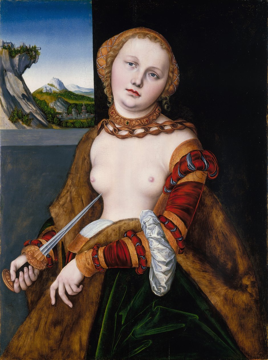 Lucretia  av Lucas Cranach the Elder