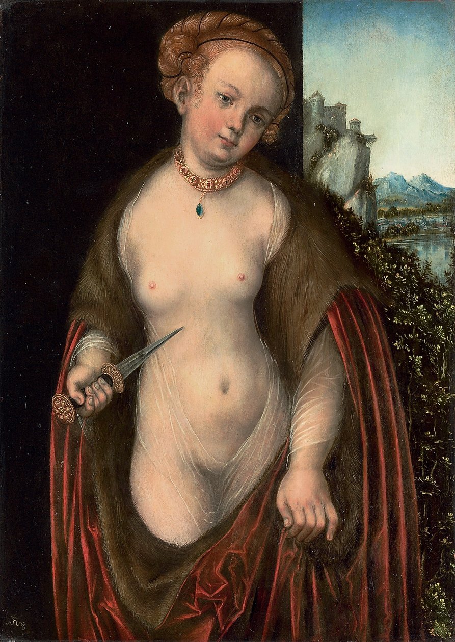 Lukrezia av Lucas Cranach the Elder