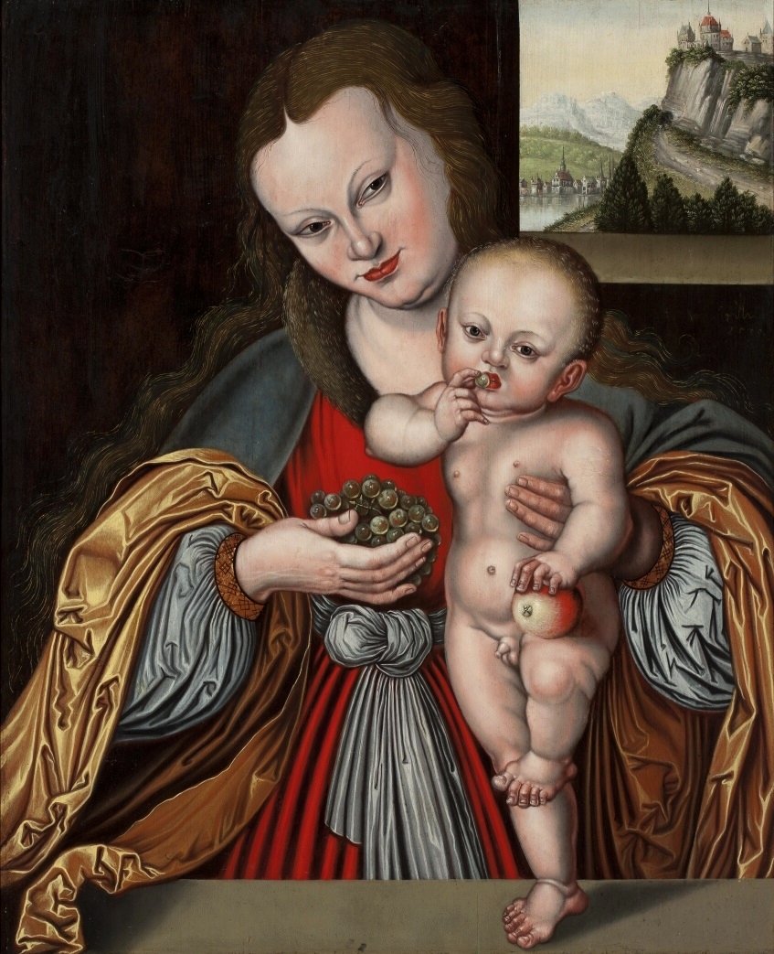Madonna and Child av Lucas Cranach the Elder