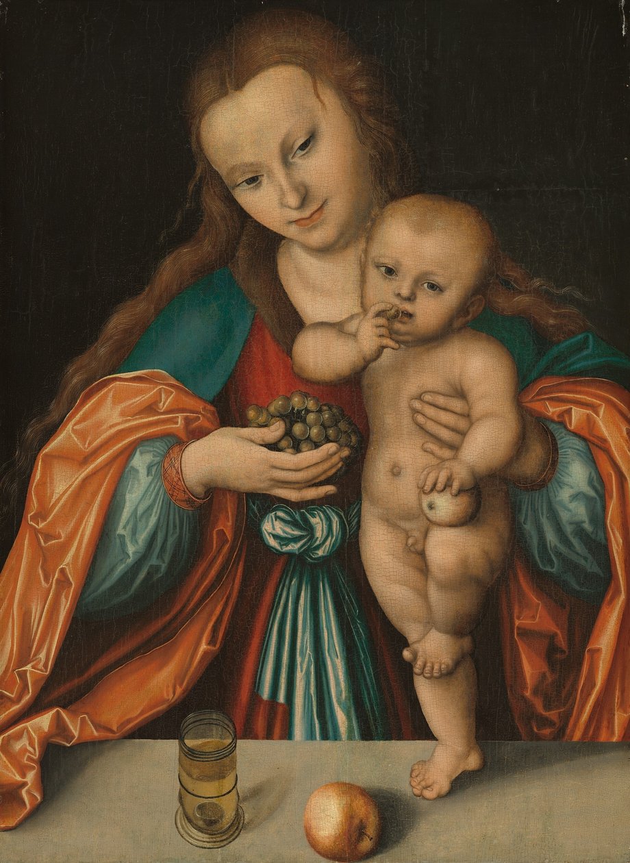Madonna und Kind  av Lucas Cranach the Elder