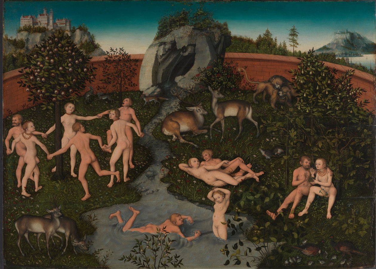 Den gyllene åldern av Lucas Cranach the Elder