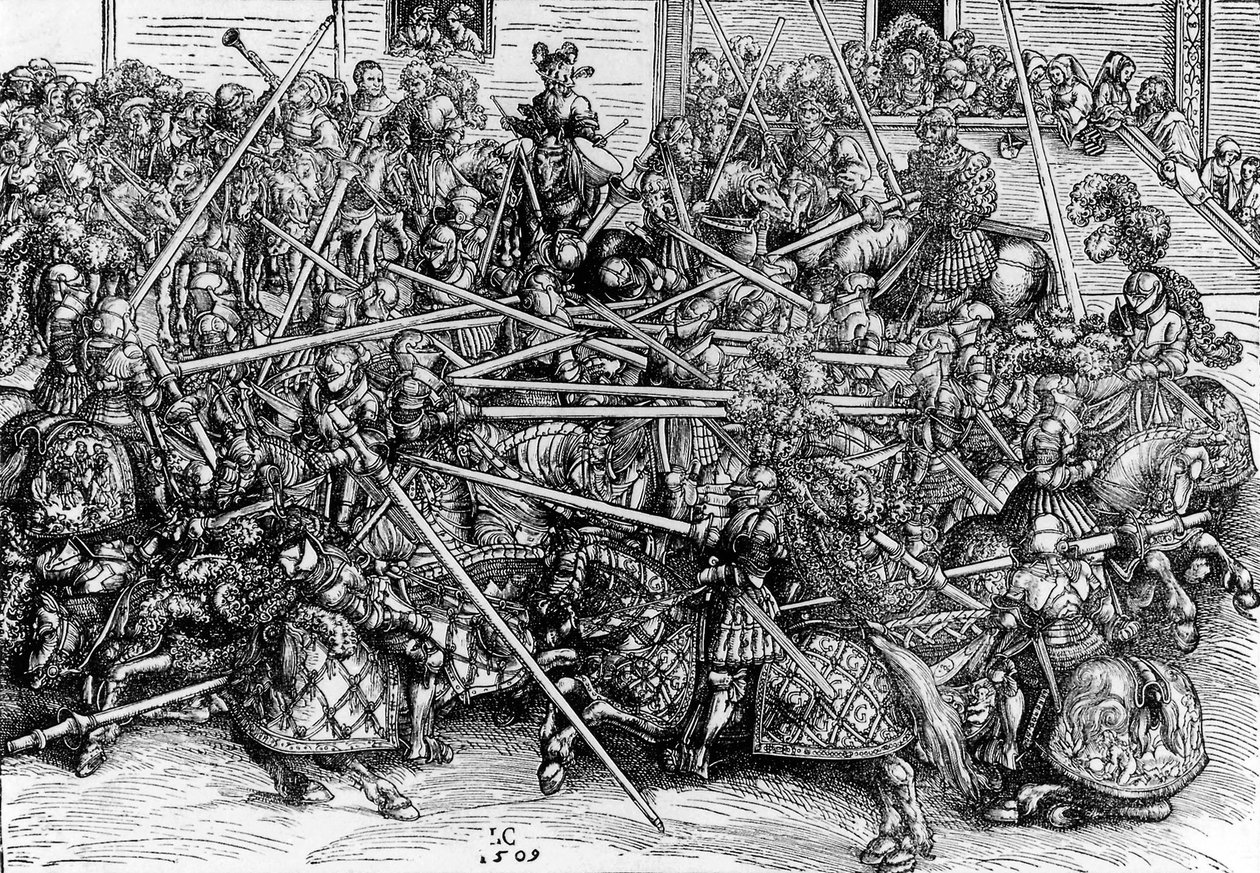 The third tournament av Lucas Cranach the Elder