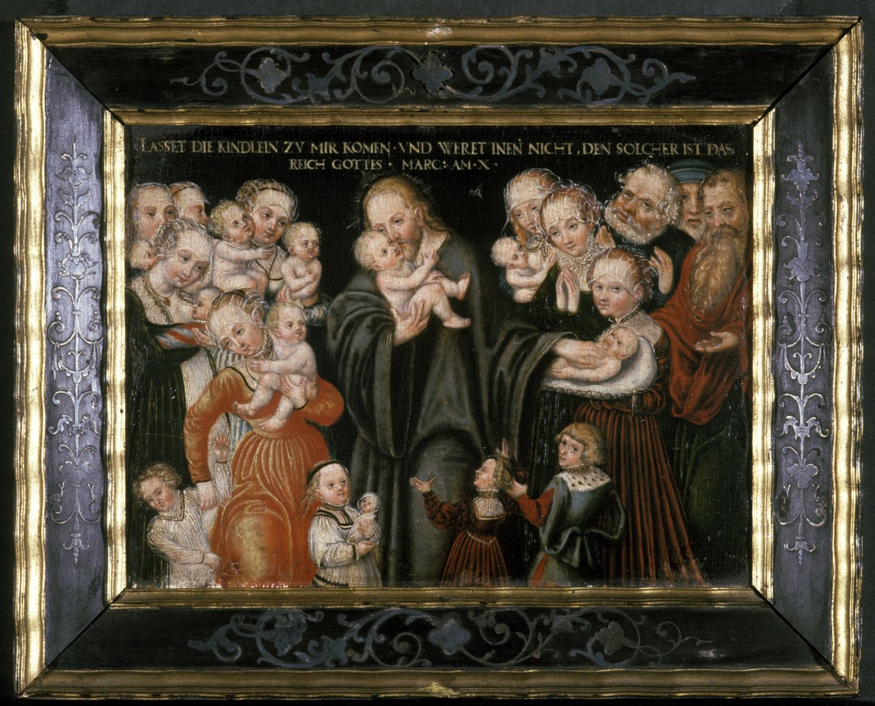 Jesus välsignade barnen av Lucas Cranach the Elder