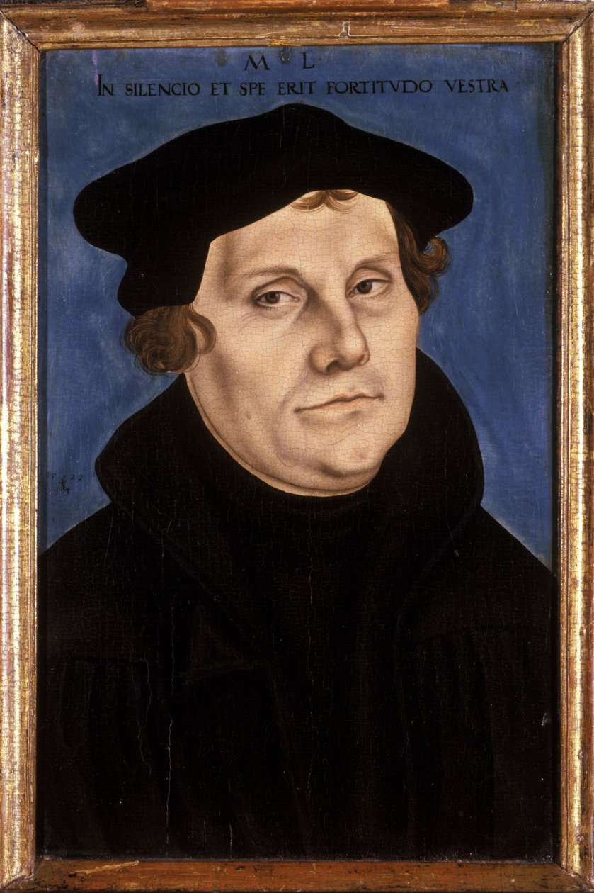 Martin Luther, 1529 av Lucas Cranach the Elder