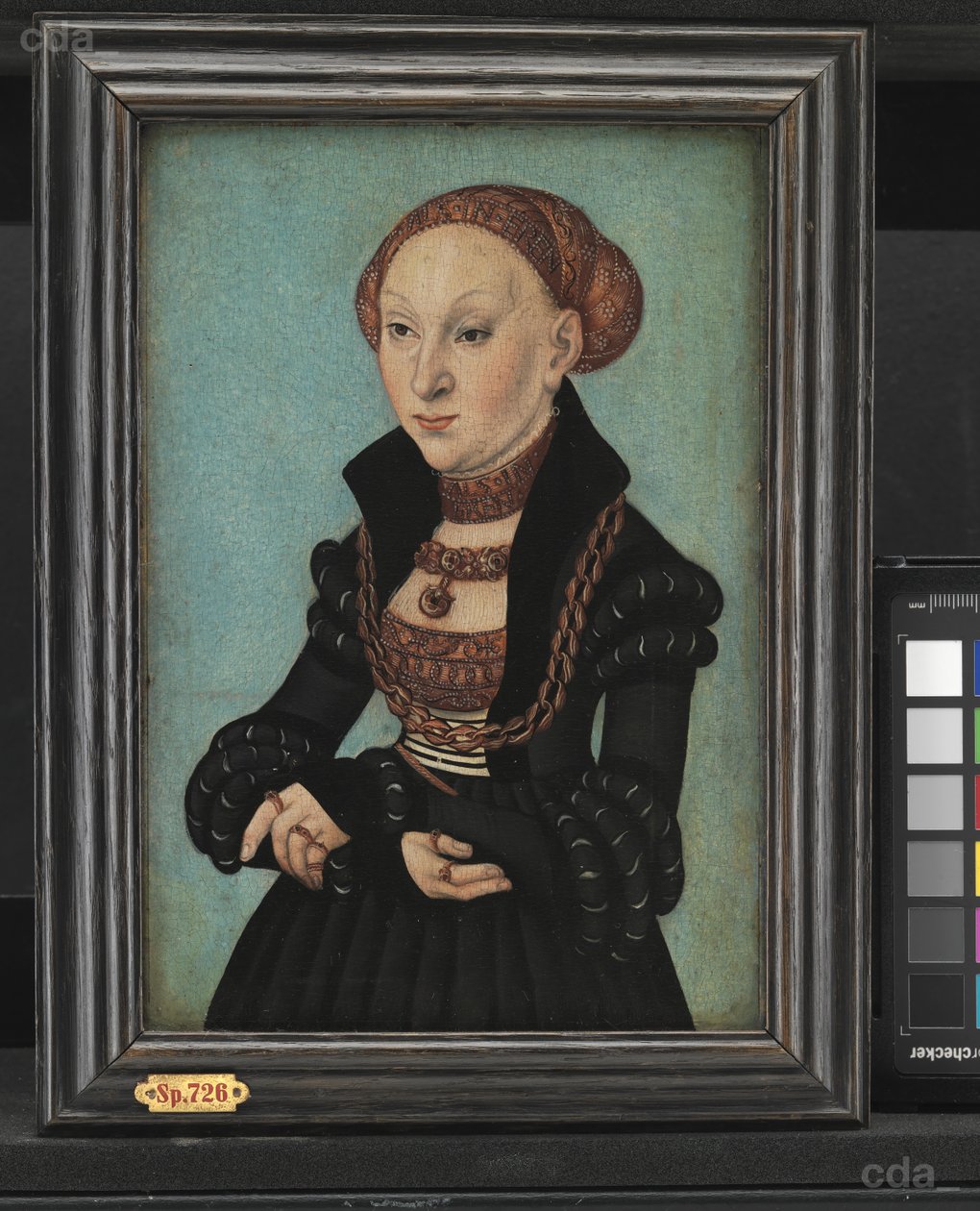 Porträtt av elektorinnan Sibylle av Sachsen av Lucas Cranach the Elder
