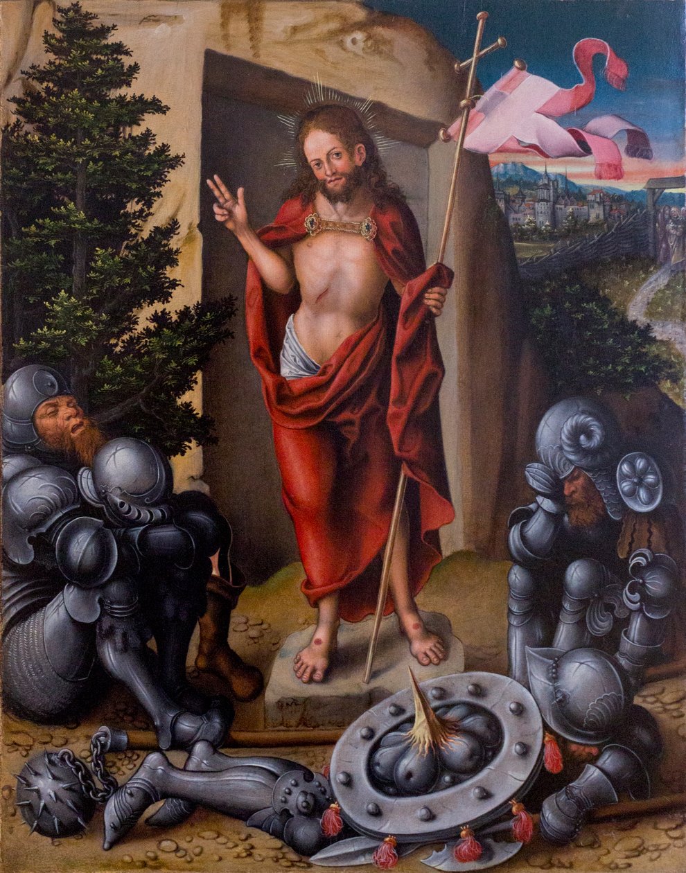 Kristi uppståndelse av Lucas Cranach the Elder