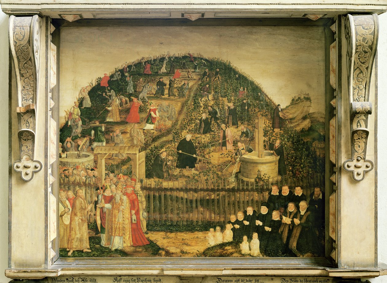 Herrens vingård, 1569 av Lucas Cranach the Younger
