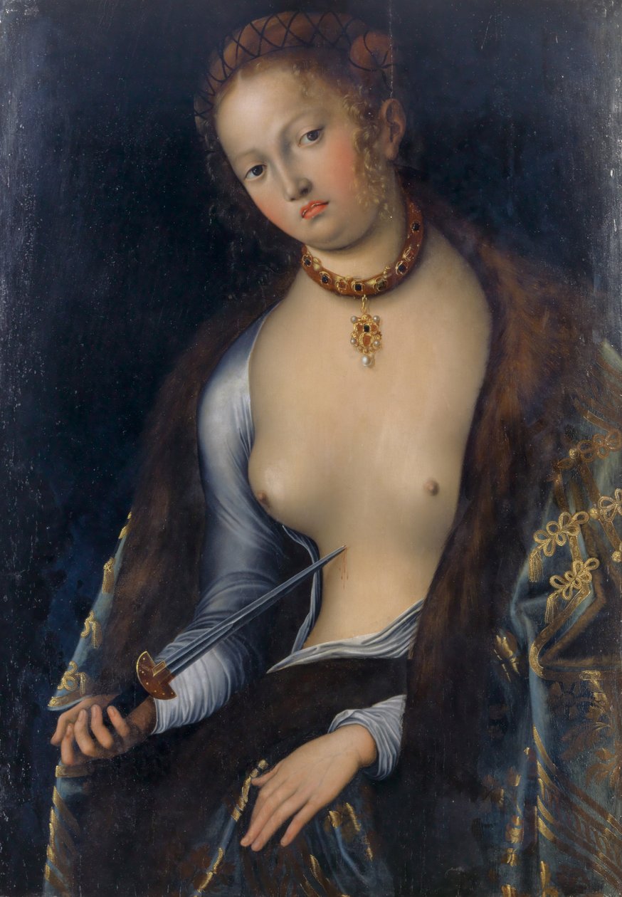 Lucretia av Lucas Cranach the Elder