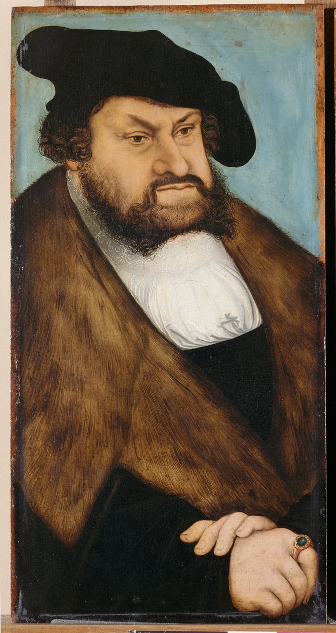 Porträtt av Johannes konstanten av Sachsen av Lucas Cranach the Elder