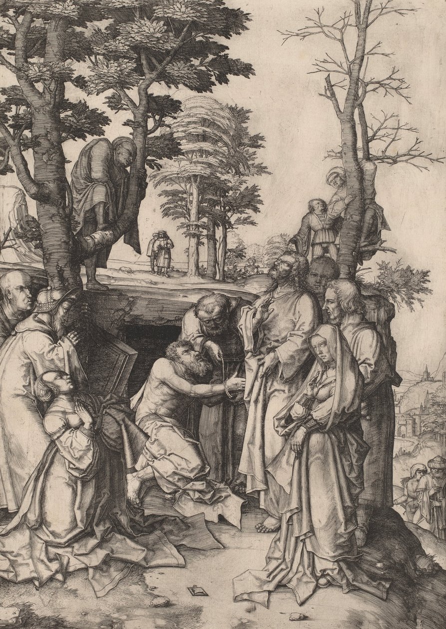 The Raising of Lazarus av Lucas van Leyden