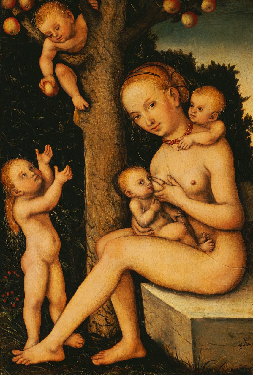 Välgörenhet av Lucas Cranach