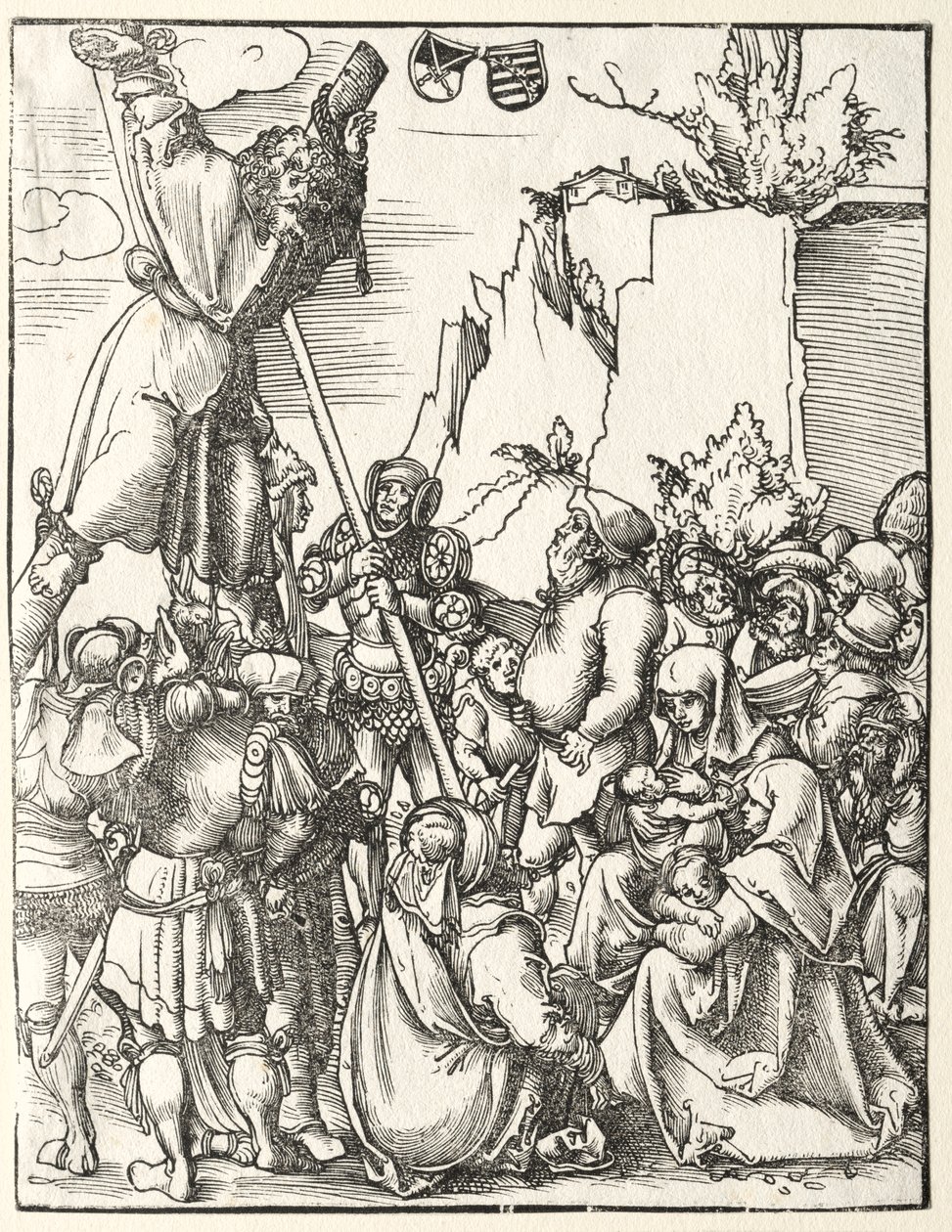 St Andrews martyrskap av Lucas Cranach