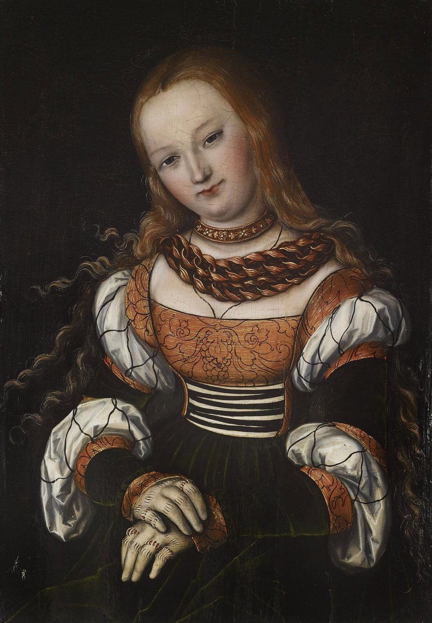 Maria Magdalena, ca 1525 av Lucas Cranach the Elder