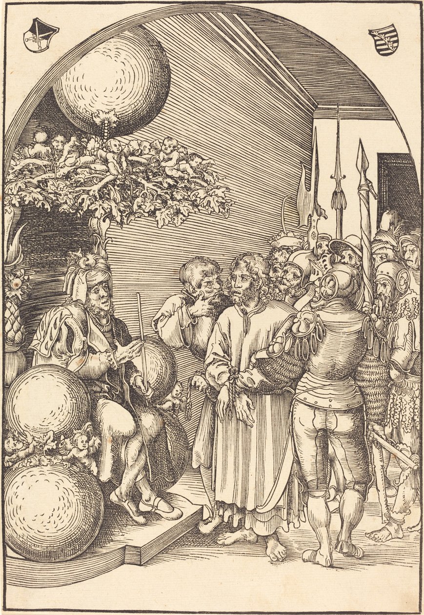 Kristus före Herodes av Lucas Cranach the Elder