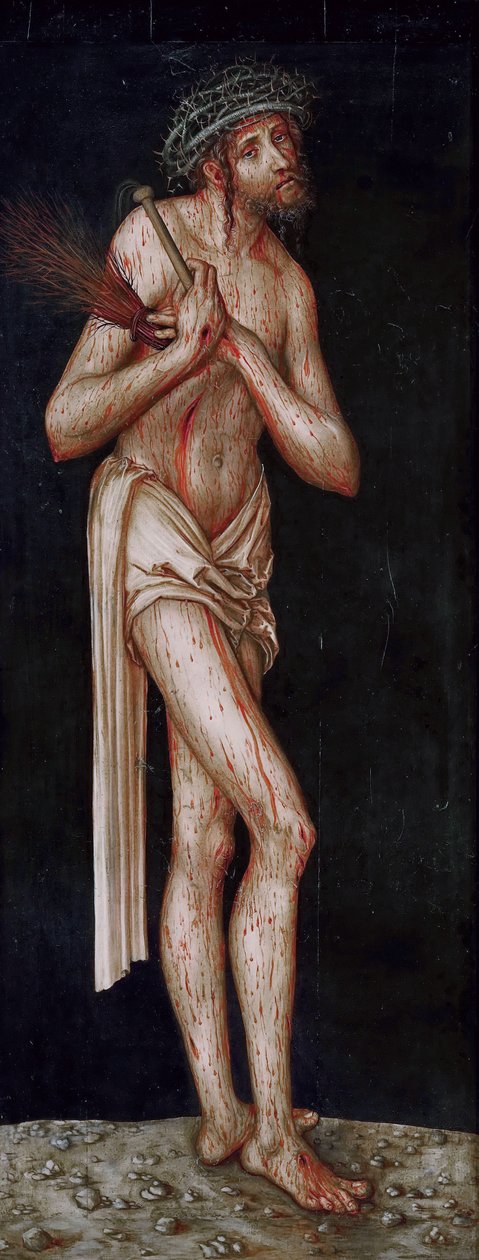 Tyska: Sündenfall: Adam lidande Kristus av Lucas Cranach the Elder