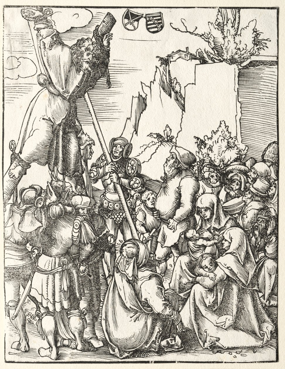St Andrews martyrskap. av Lucas Cranach the Elder