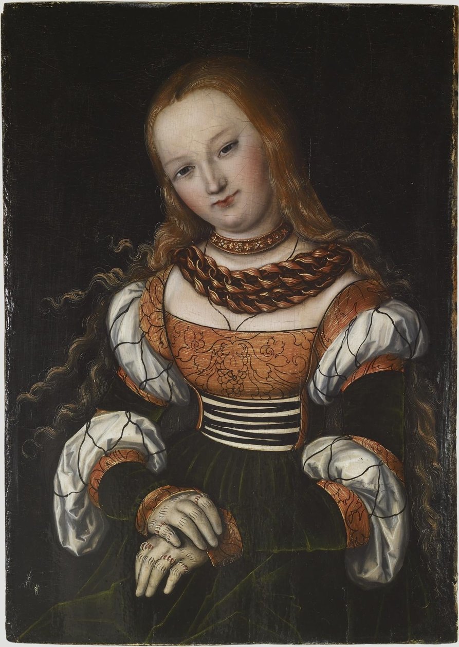 Maria Magdalena () av Lucas Cranach the Elder