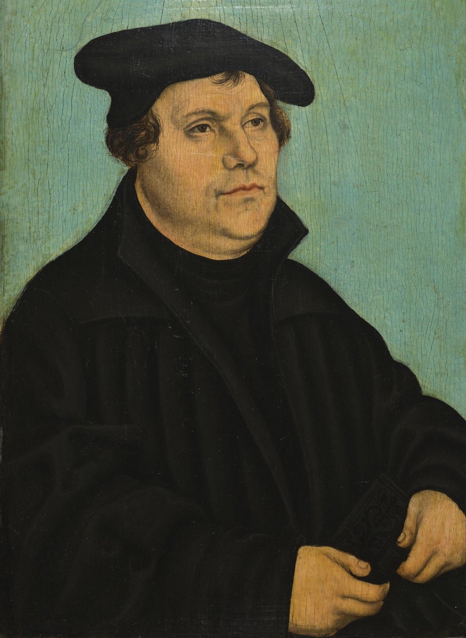 Porträtt av Luther av Lucas Cranach the Elder