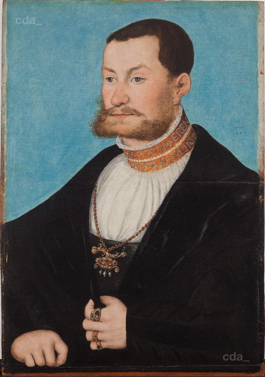 Porträtt av prins Joachim av Lucas Cranach the Elder